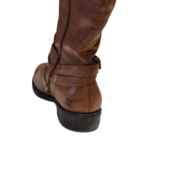 Baretraps Corrie Riding Boots Brush Brown Women's Size 8 Zipper Closure - Picture 9 of 16